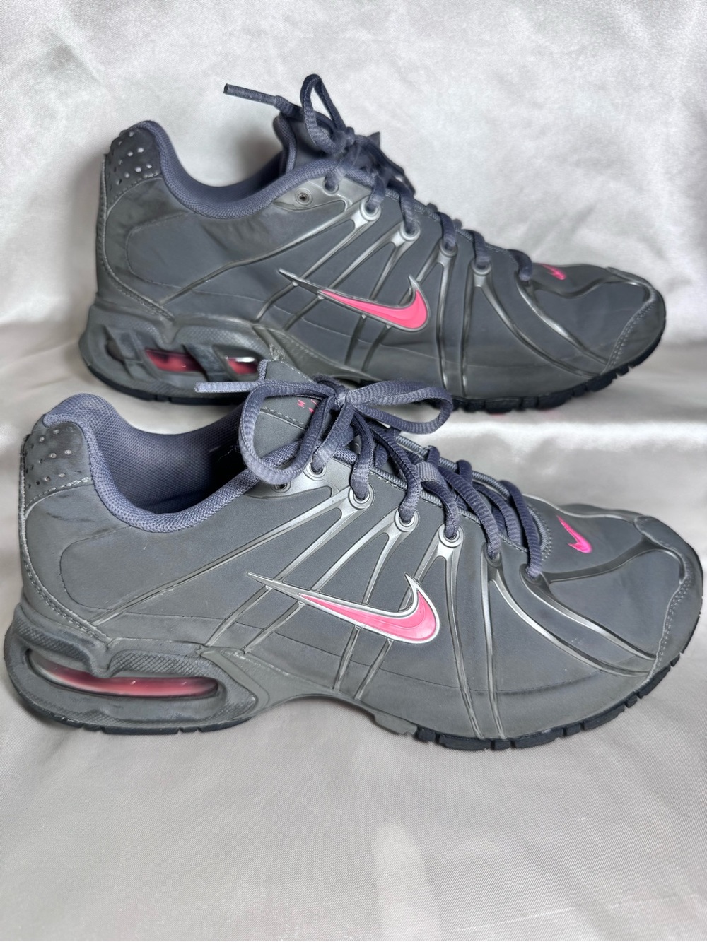 Nike Air Max Torch 4 Grey Pink Running Sneakers Shoes 317004-060 Women Size 8
